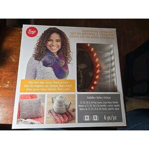 Boye Round Loom Set 4 Looms, hook and needle. With Instructions